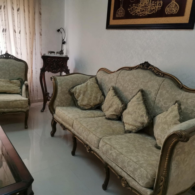 منزل وحديقة